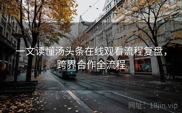 一文读懂汤头条在线观看流程复盘，跨界合作全流程