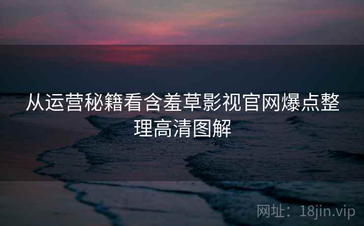 从运营秘籍看含羞草影视官网爆点整理高清图解 从运营秘籍看含羞草影视官网爆点整理高清图解